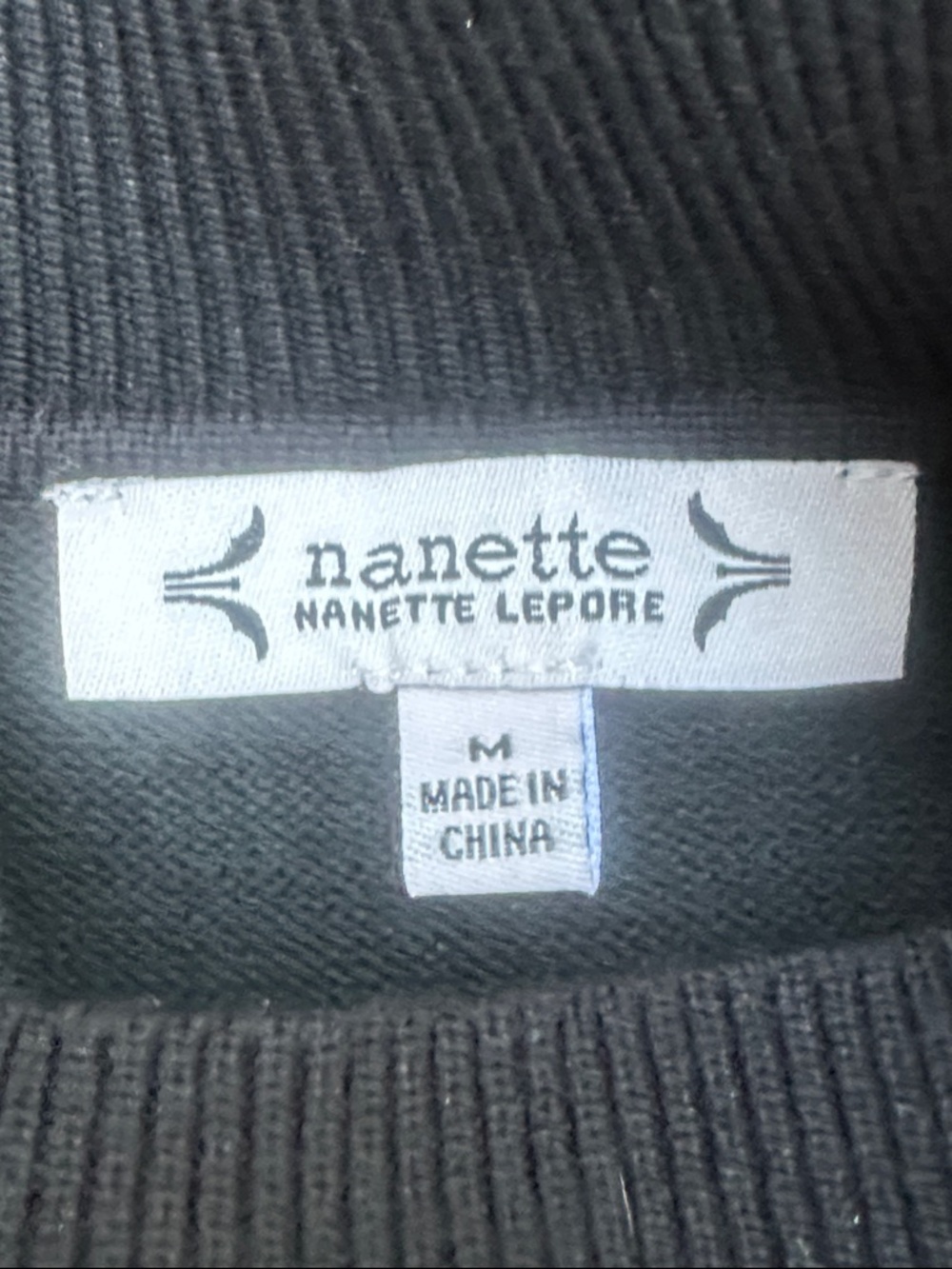 Nanette Lepore Black Ruffle-Sleeve Pullover Sweater - Picture 10 of 11